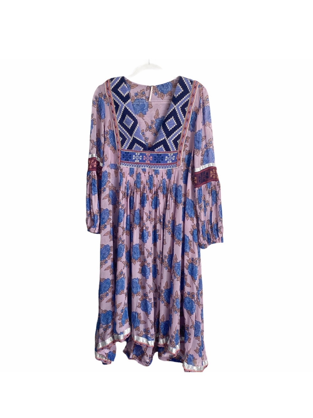 RARE free people bold blooms maxi dress - Picture 2 of 4